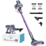 aspirateur balai sans fil mauve