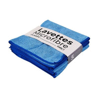 Lavette microfibre Classic Daily K bleue 38 x 38 cm pour nettoyage professionnel