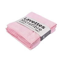 Lavette microfibre Classic Daily K rose pour dépoussiérage et dégraissage