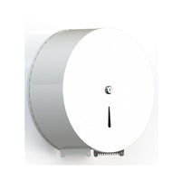 Distributeur papier toilette Jumbo 275 mural professionnel Acier blanc