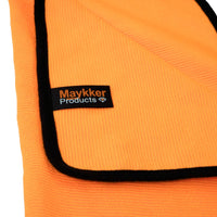 MAYKKER Terry Towel Large microfibre absorbante avec bordure noire