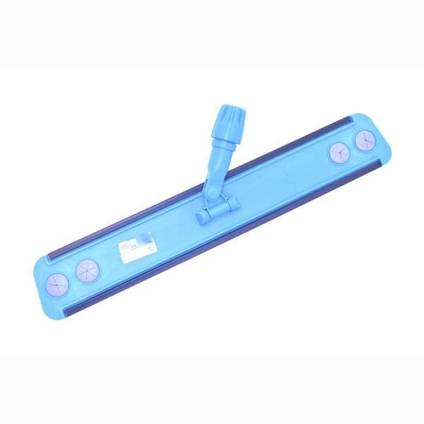 Balai Trapèze Alu Largeur 120 Cm + Manche Télescopique 180 Cm - Velcro, Frange Incluse - Pour Grandes Surfaces - 13