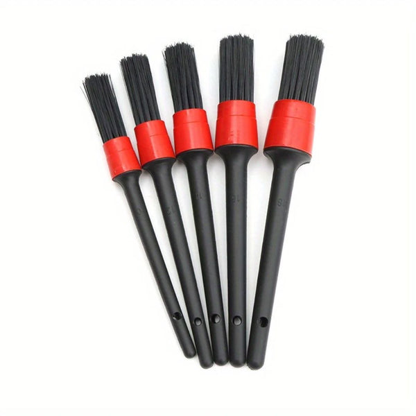 Lot de 5 brosses pour detailing voiture