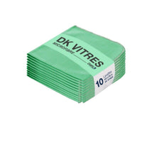 lavette microfibres speciales vitres vertes