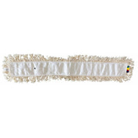 Frange balai ciseaux 100 cm écrue polyester coton pour balayage professionnel