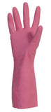 gants de ménage latex rose