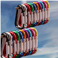 Attache porte-clés mousqueton léger