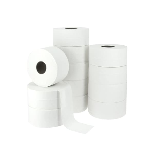 Papier toilette hygiénique Mini Jumbo - Lot de 12 rouleaux