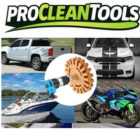 Roue de gommage pour retrait d’adhésifs