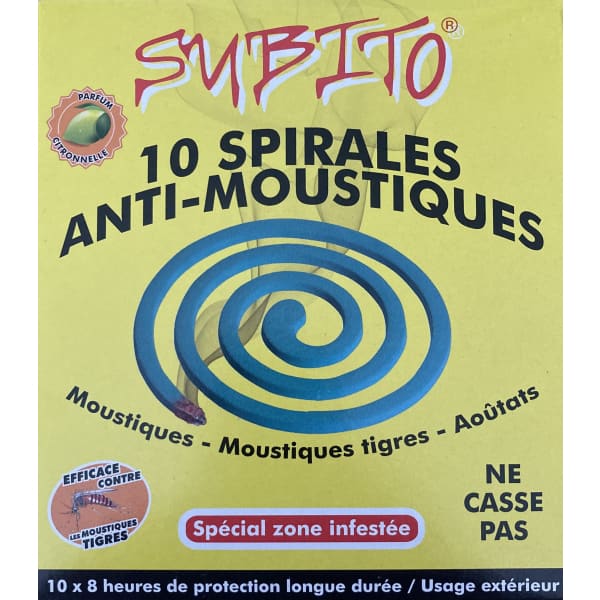 Spirale anti-moustique incassable pyrèthre végétal - K.PRO - Mr