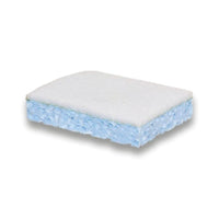 Tampons sur éponge végétale x10 (120X90X26) - Bleu