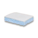Tampons sur éponge végétale x10 (120X90X26) - Bleu